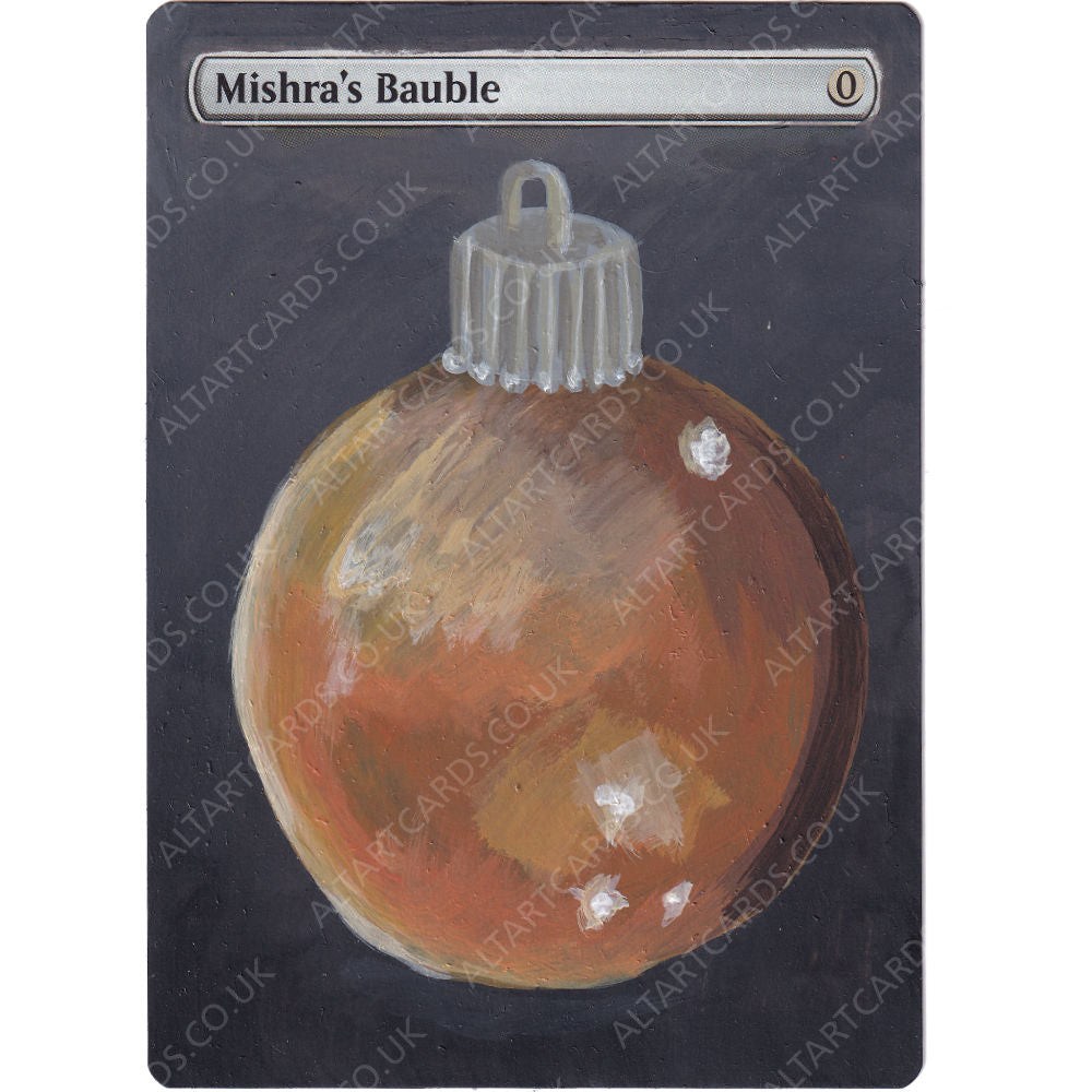 Altered Art - Mishra's Bauble