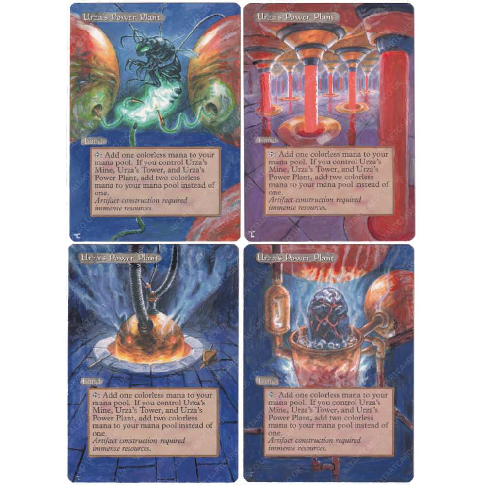 Altered Art - Urza's Power Plant (Playset)