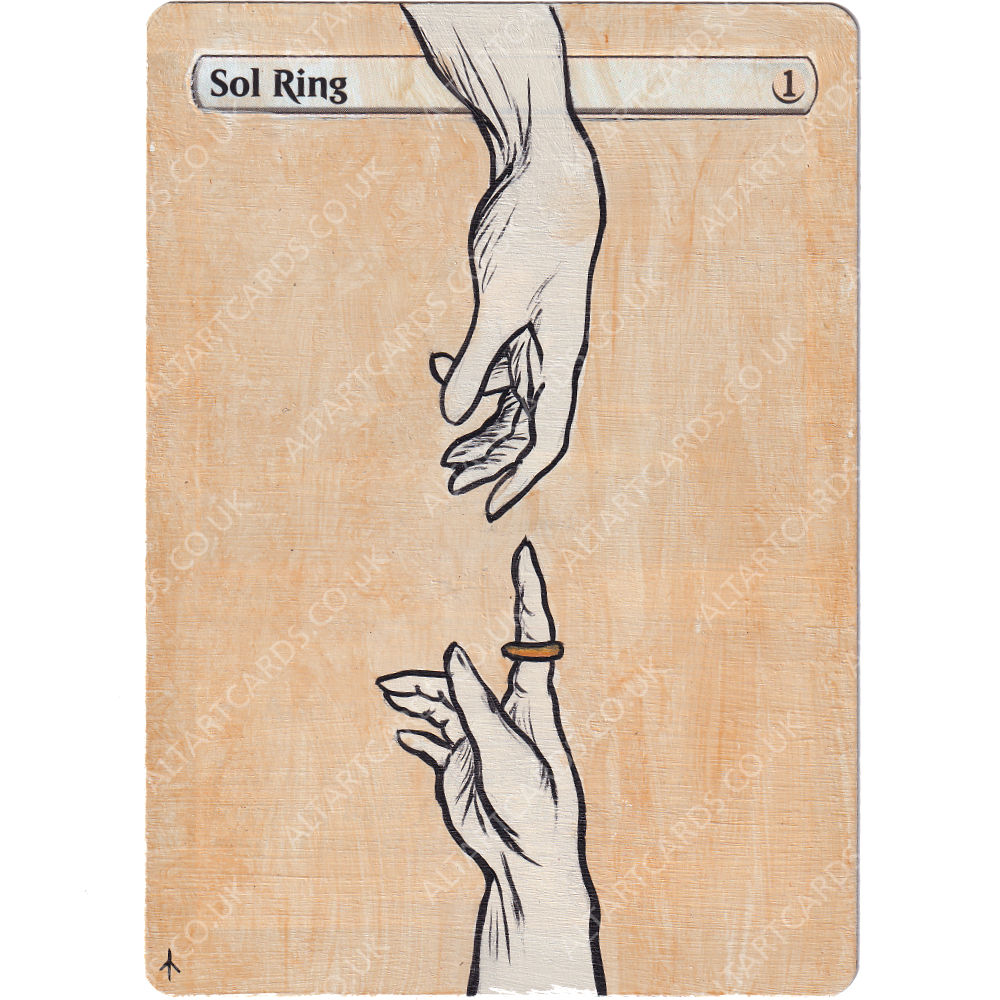 Altered Art - Sol Ring