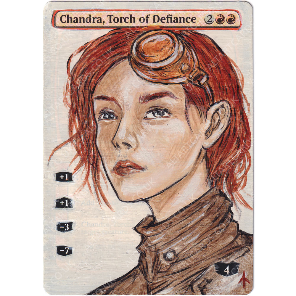 Altered Art - Chandra, Torch of Defiance