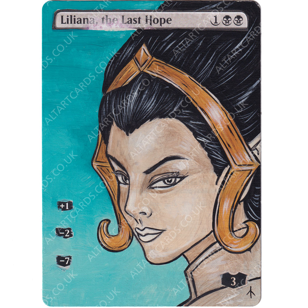 Altered Art - Liliana, the Last Hope