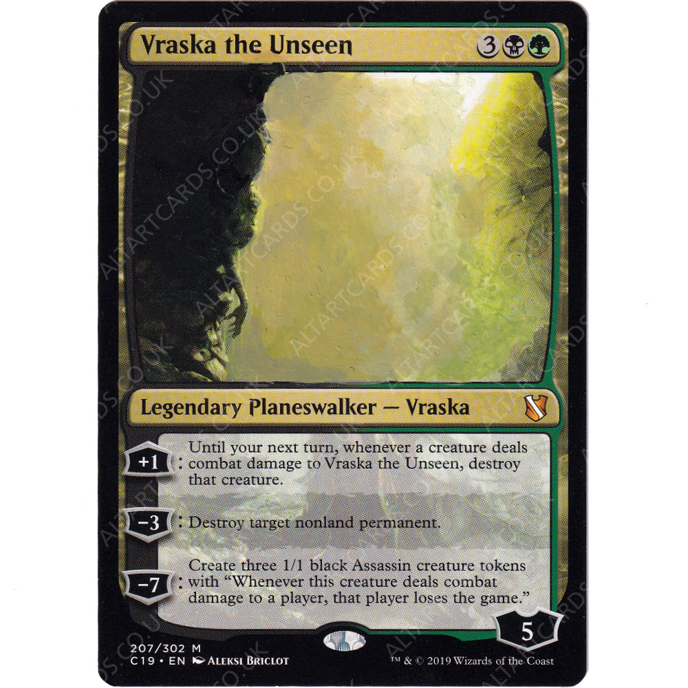 Altered Art - Vraska the Unseen Alt Art Cards Altered Art - Vraska the Unseen Alt Art Cards
