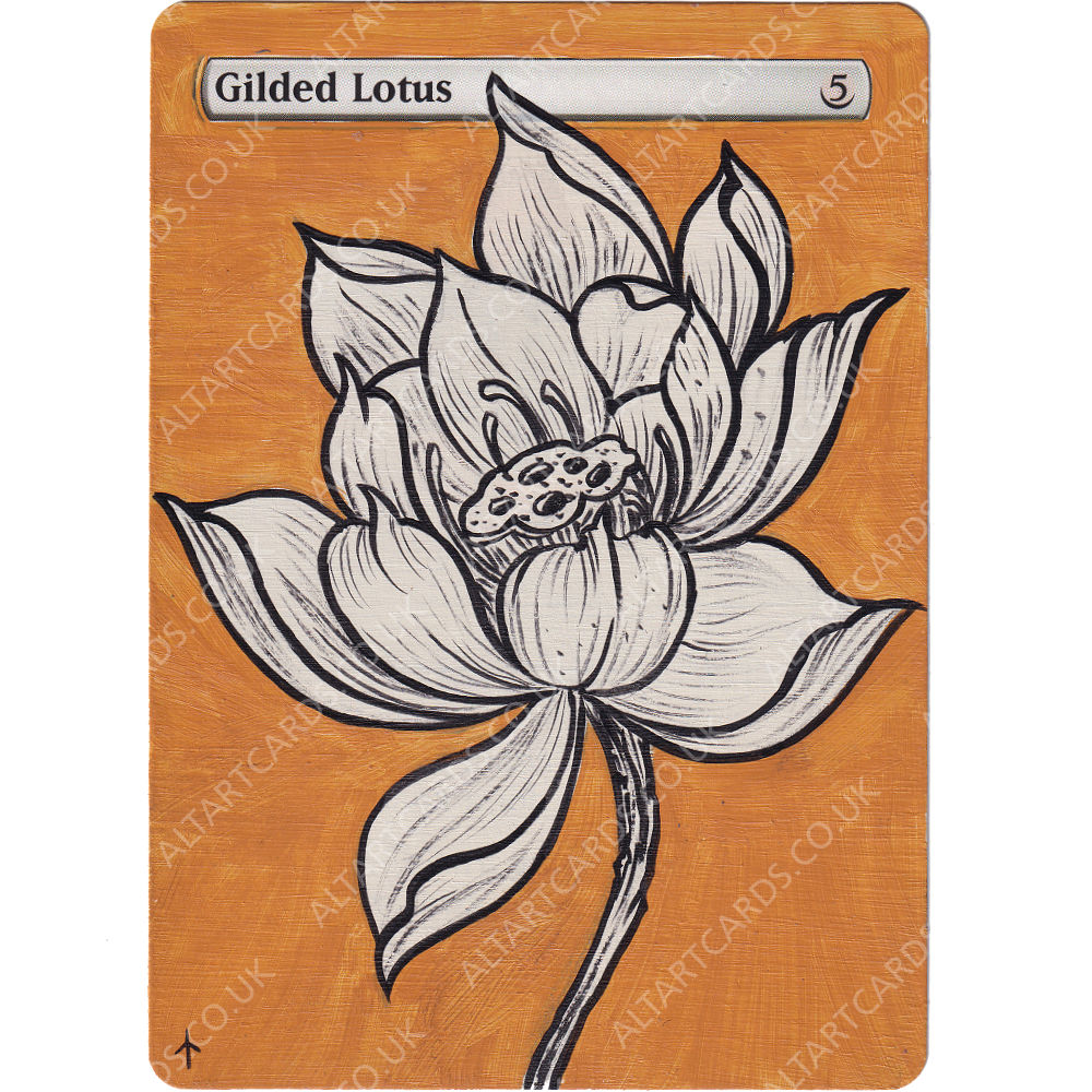 Altered Art - Gilded Lotus