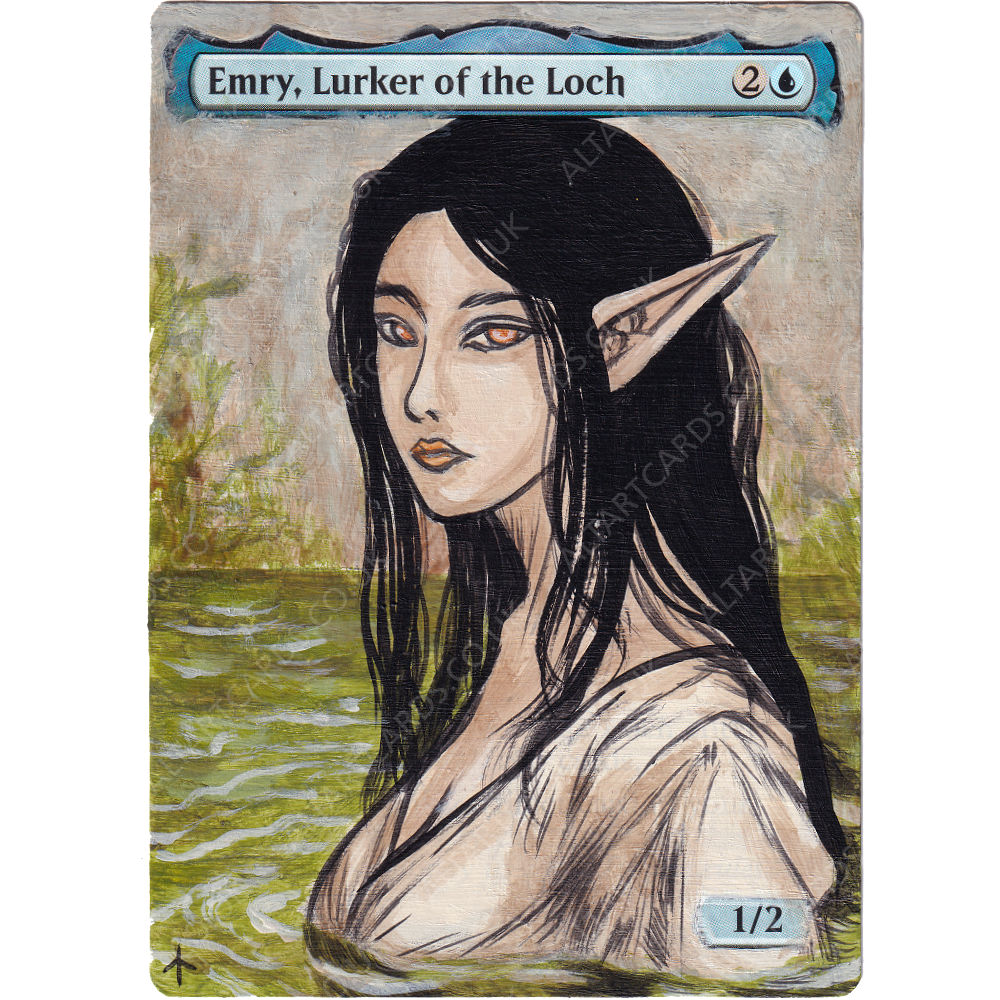 Altered Art - Emry, Lurker of the Loch
