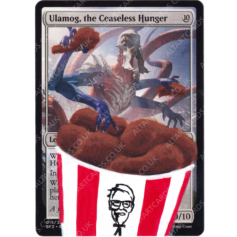 Altered Art - Ulamog, the Ceaseless Hunger