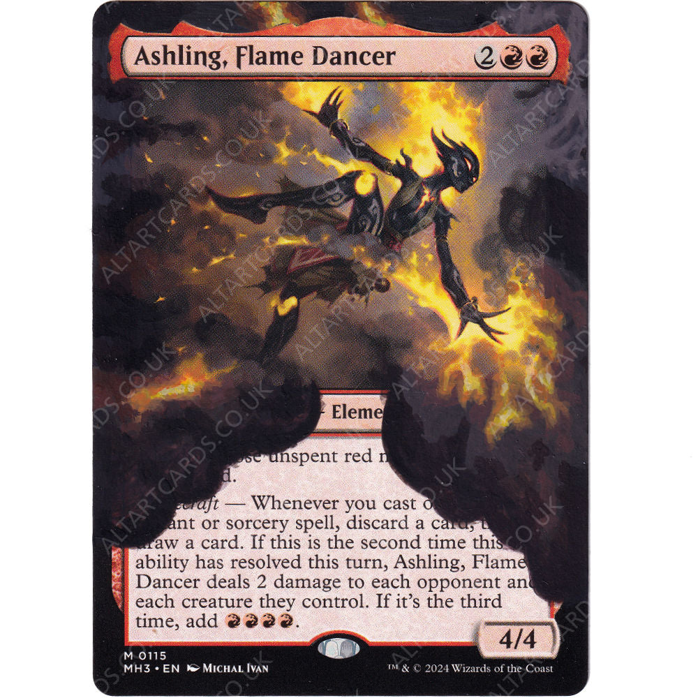 Altered Art - Ashling, Flame Dancer