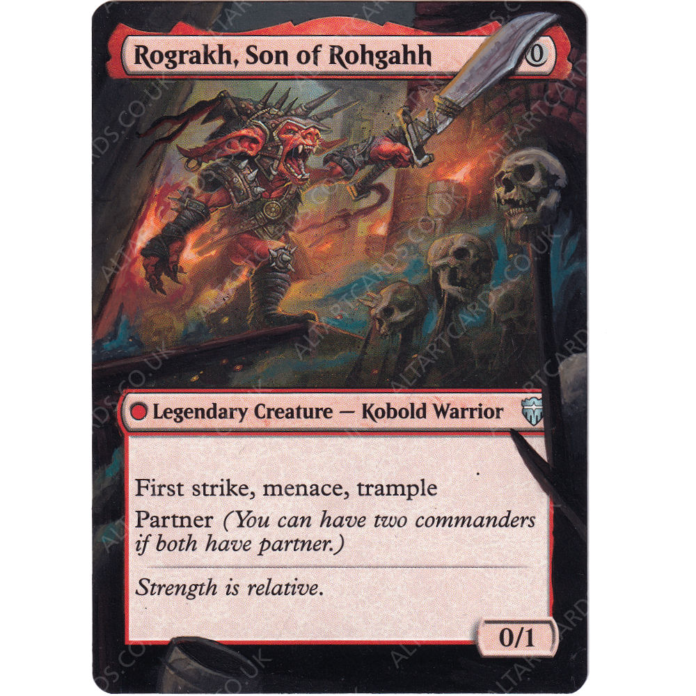 Altered Art - Rograkh, Son of Rohgahh (Commission)