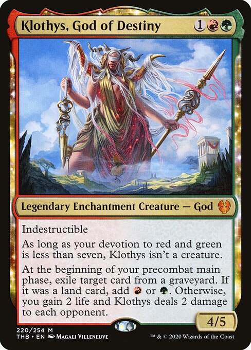 Altered Art - Klothys, God of Destiny