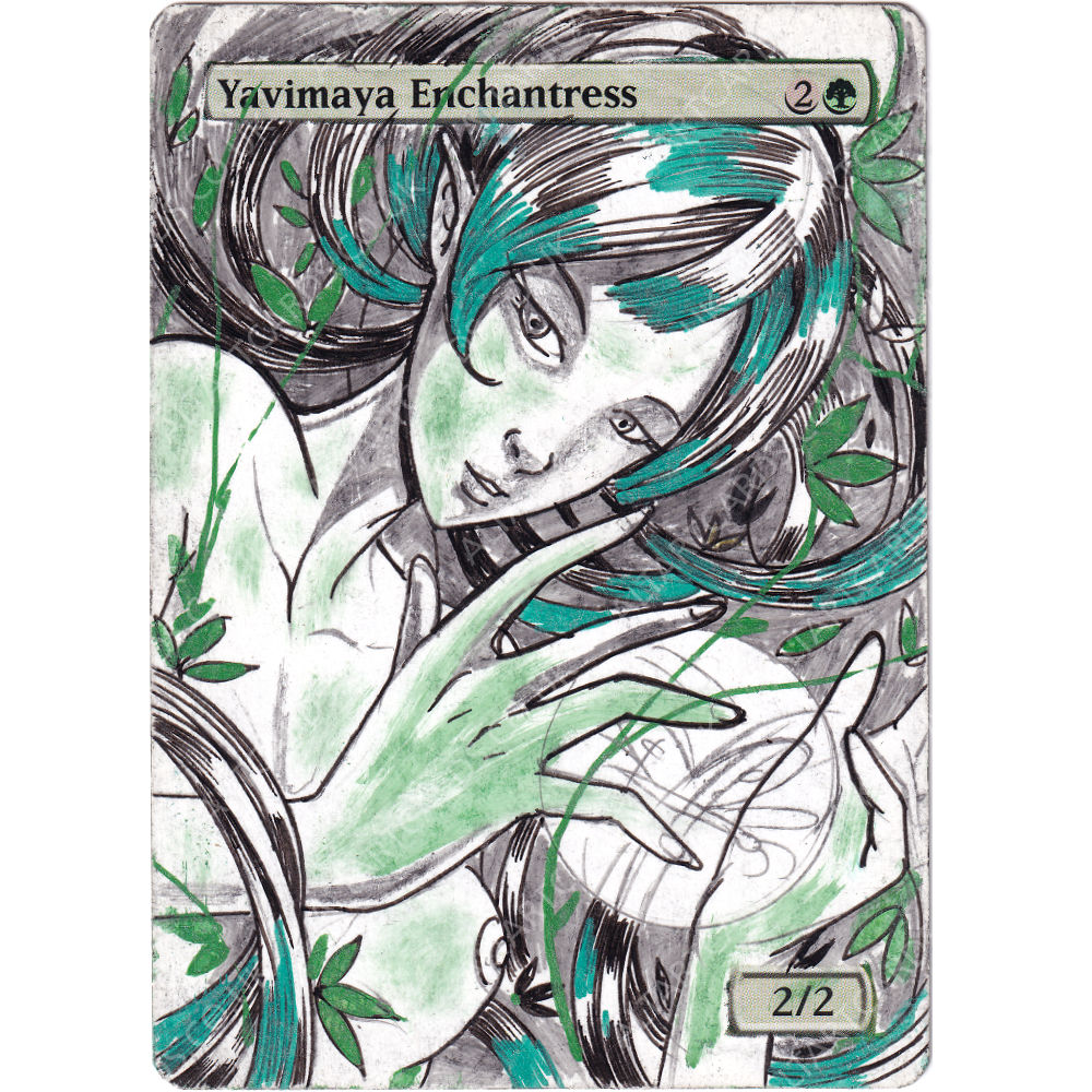 Altered Art - Yavimaya Enchantress
