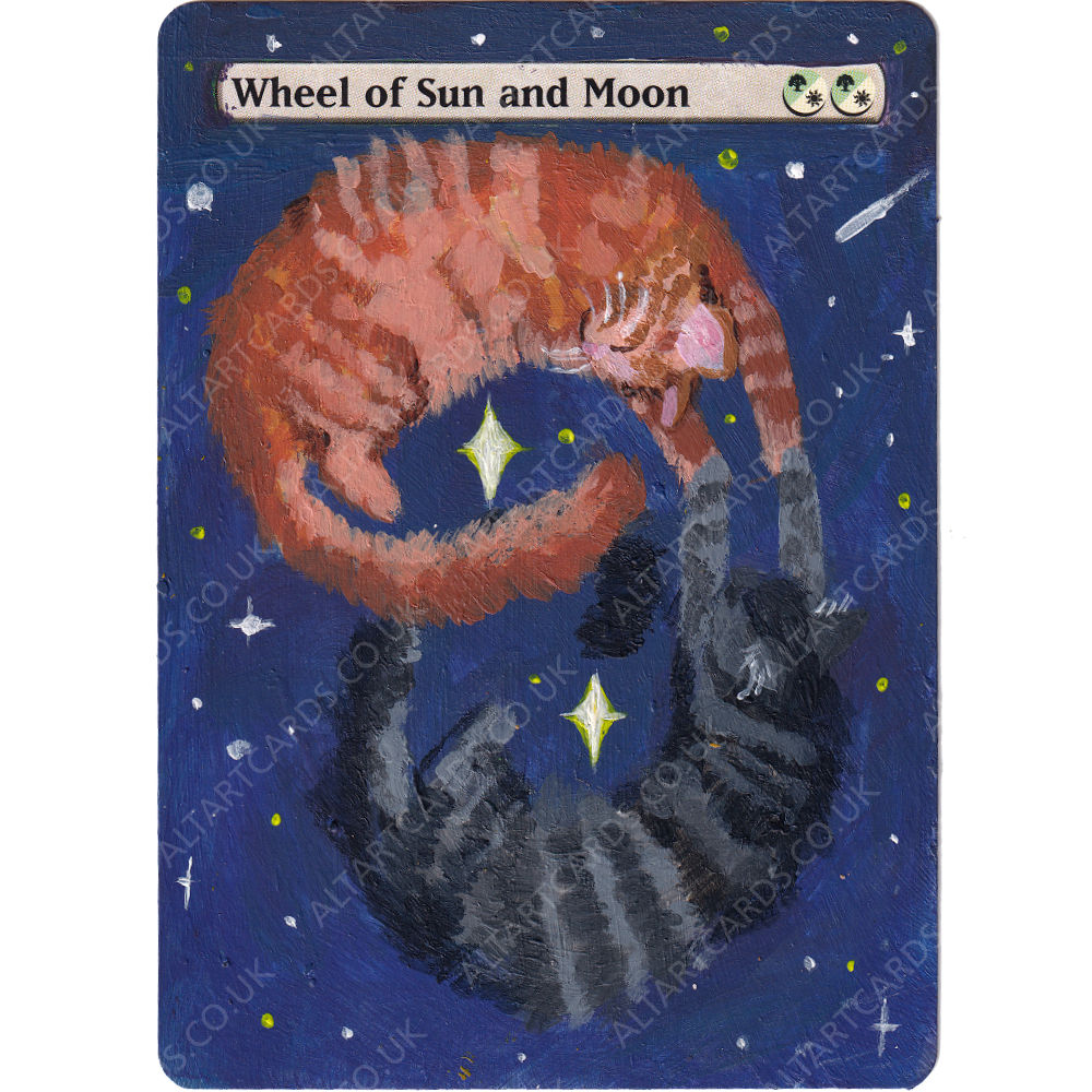 Altered Art - Wheel of Sun and Moon