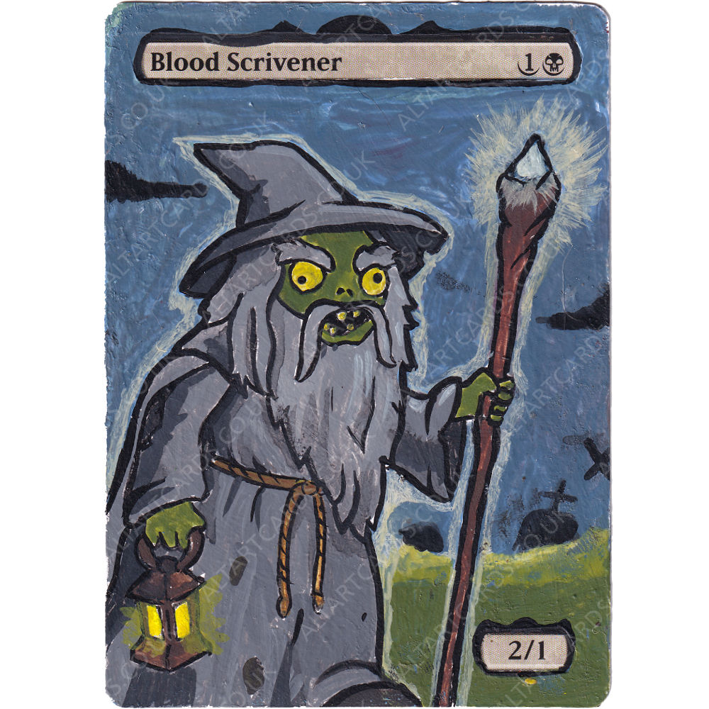 Altered Art - Blood Scrivener