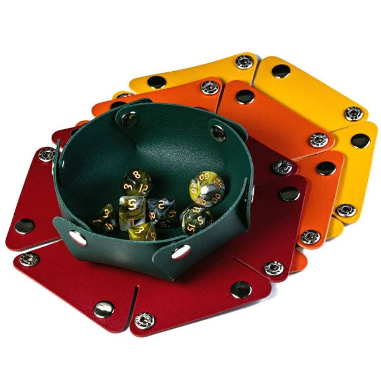 Small Folding Dice Tray - Green
