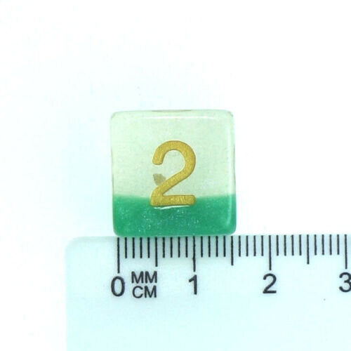7 Dice Poly Set - Snowglobe Green