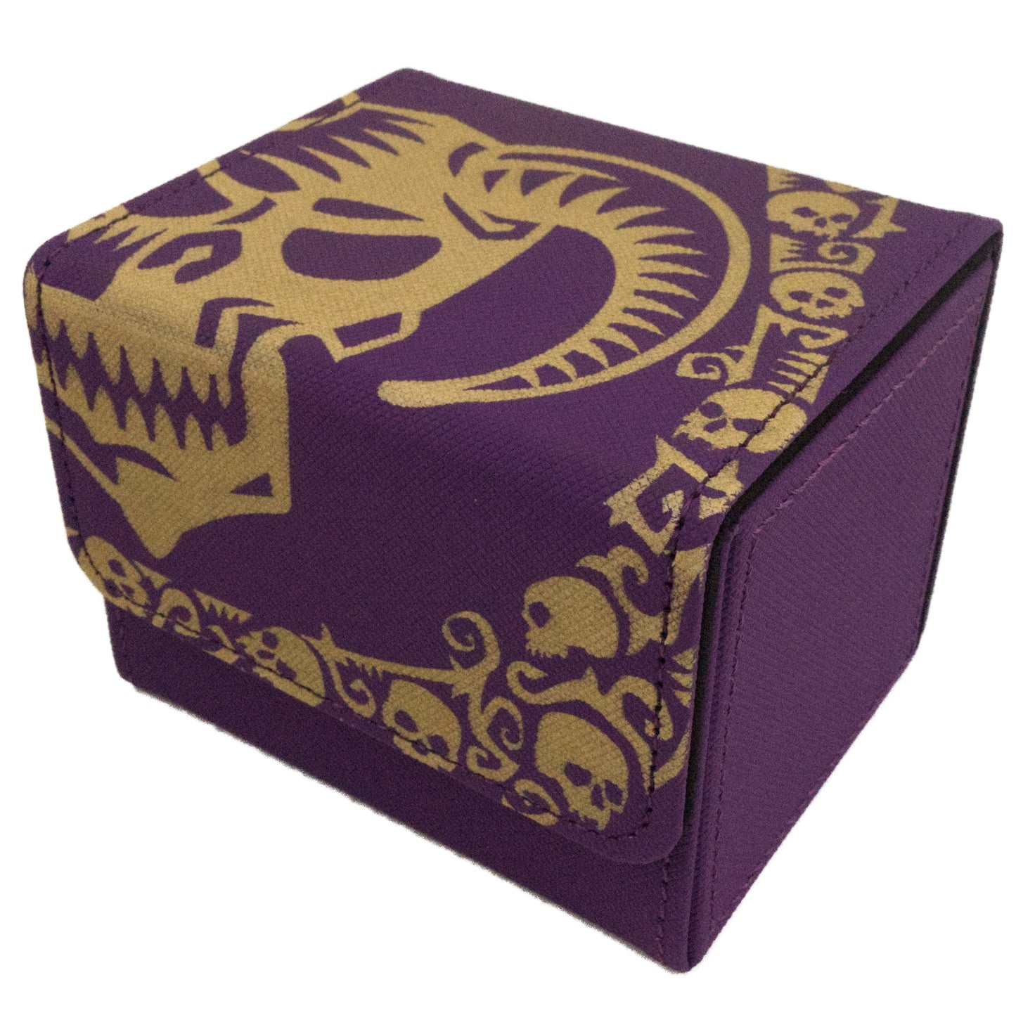 Art Deck Box - Demon Skull Bordered - Purple