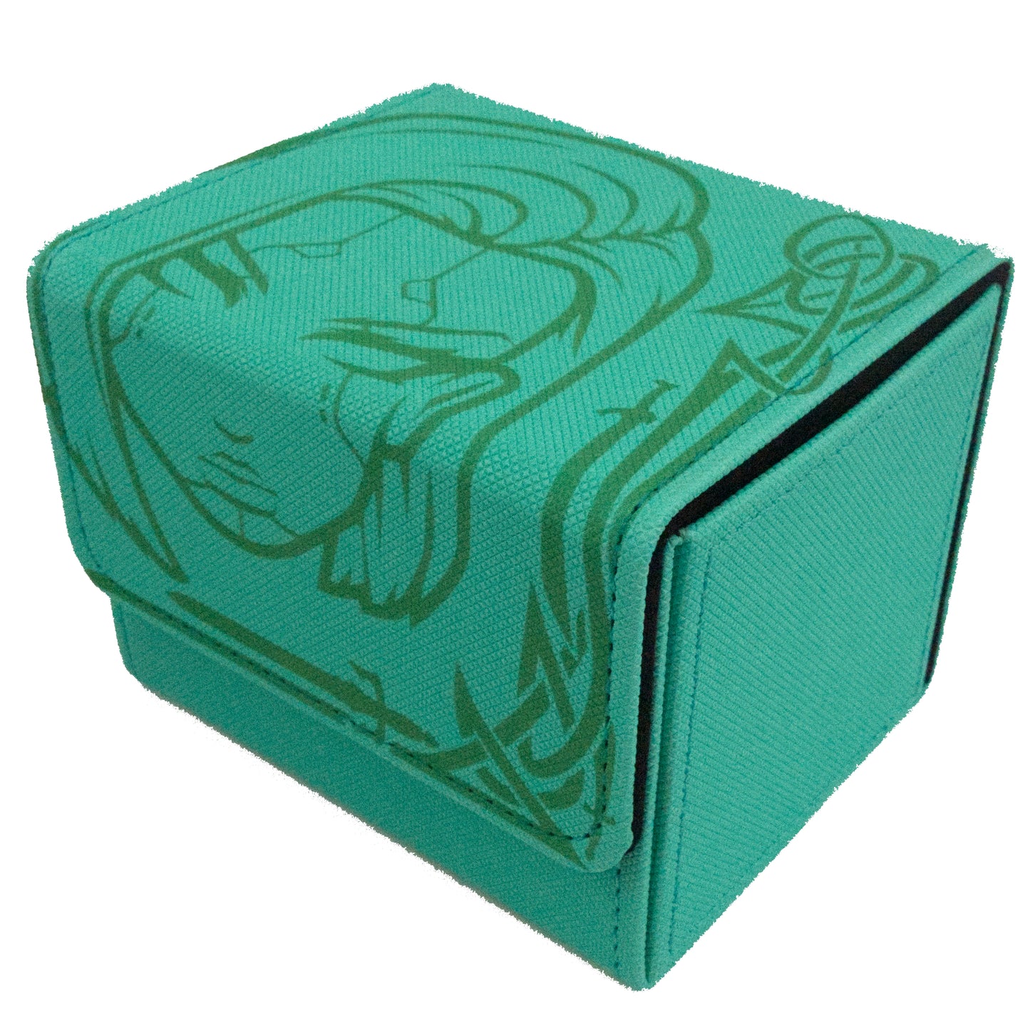 Art Deck Box - Pinup Construct Bordered- Aqua