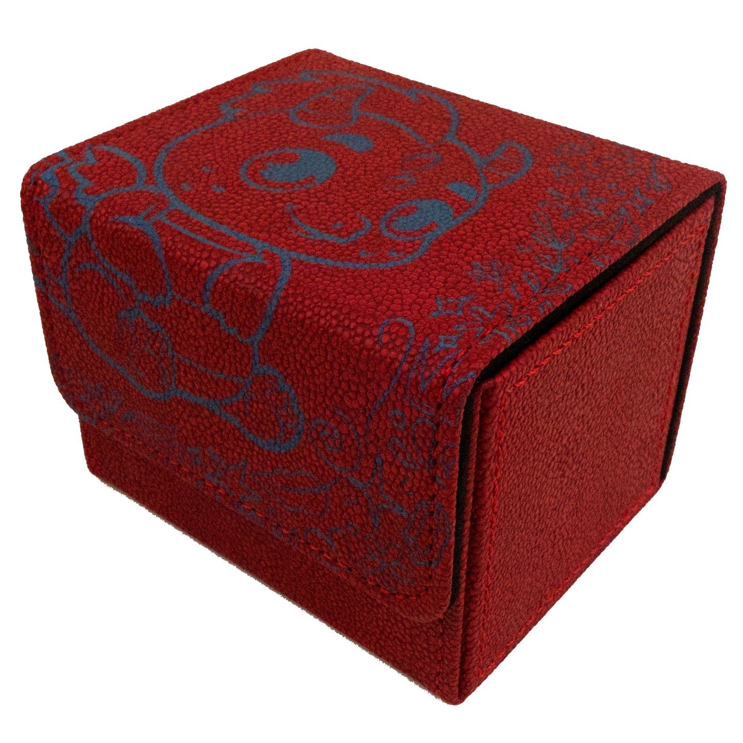 Art Deck Box - Cute Dragon Bordered - Scale Red