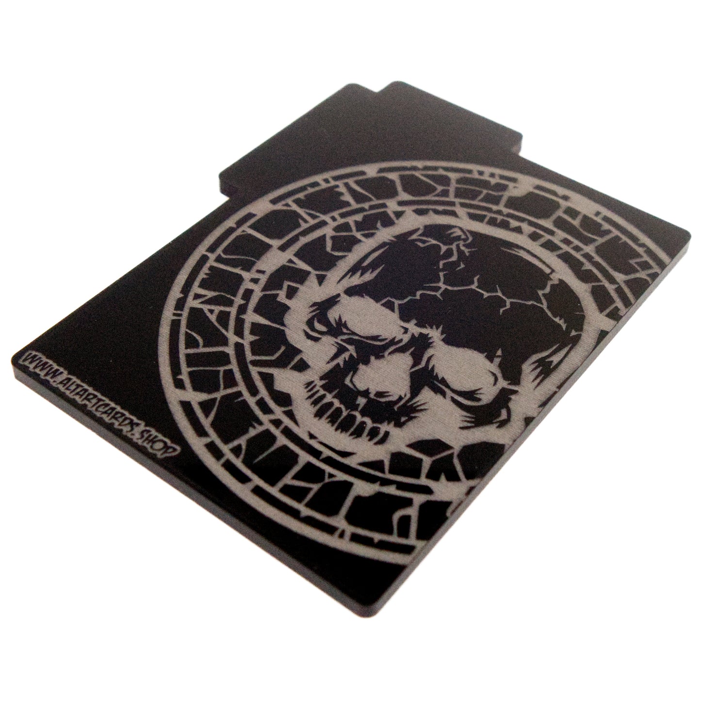 Acrylic Card Divider - Skull Mana - Black