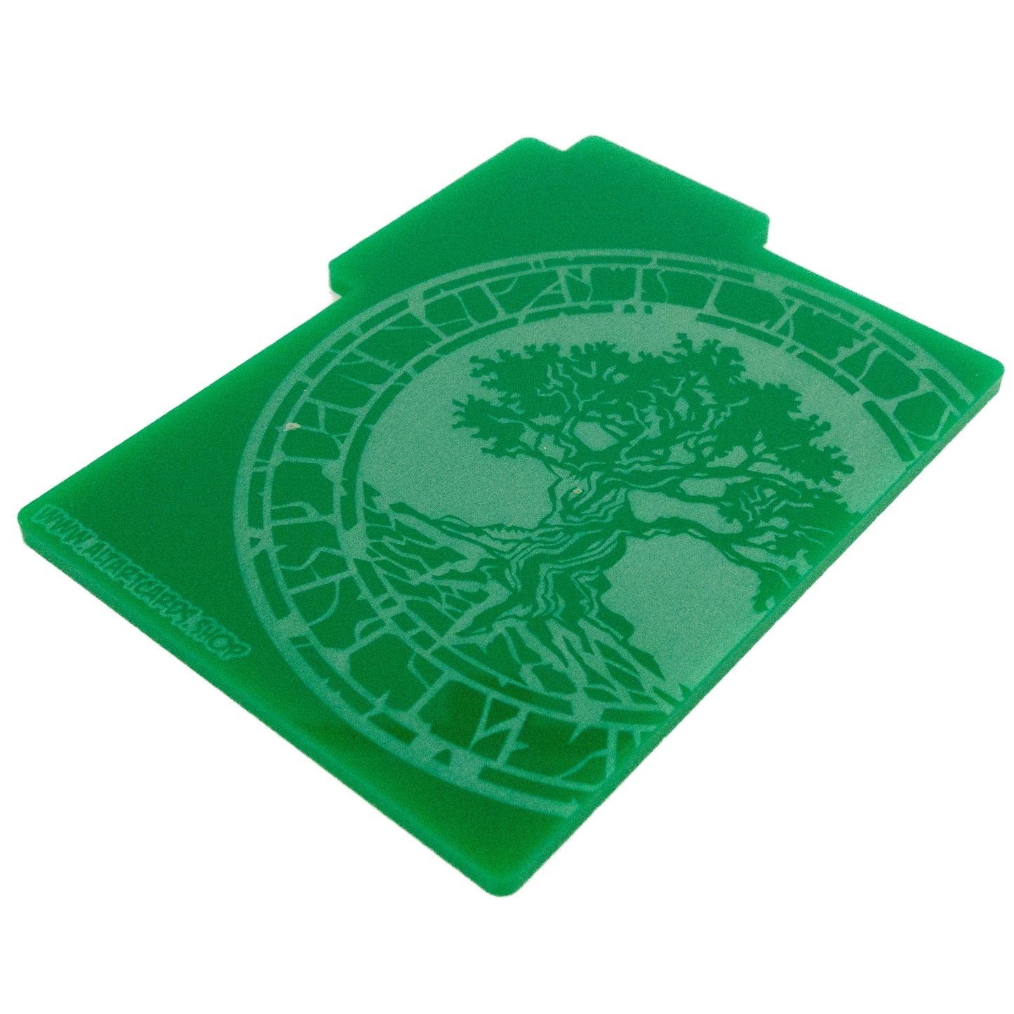 Acrylic Card Divider - Tree Mana - Green