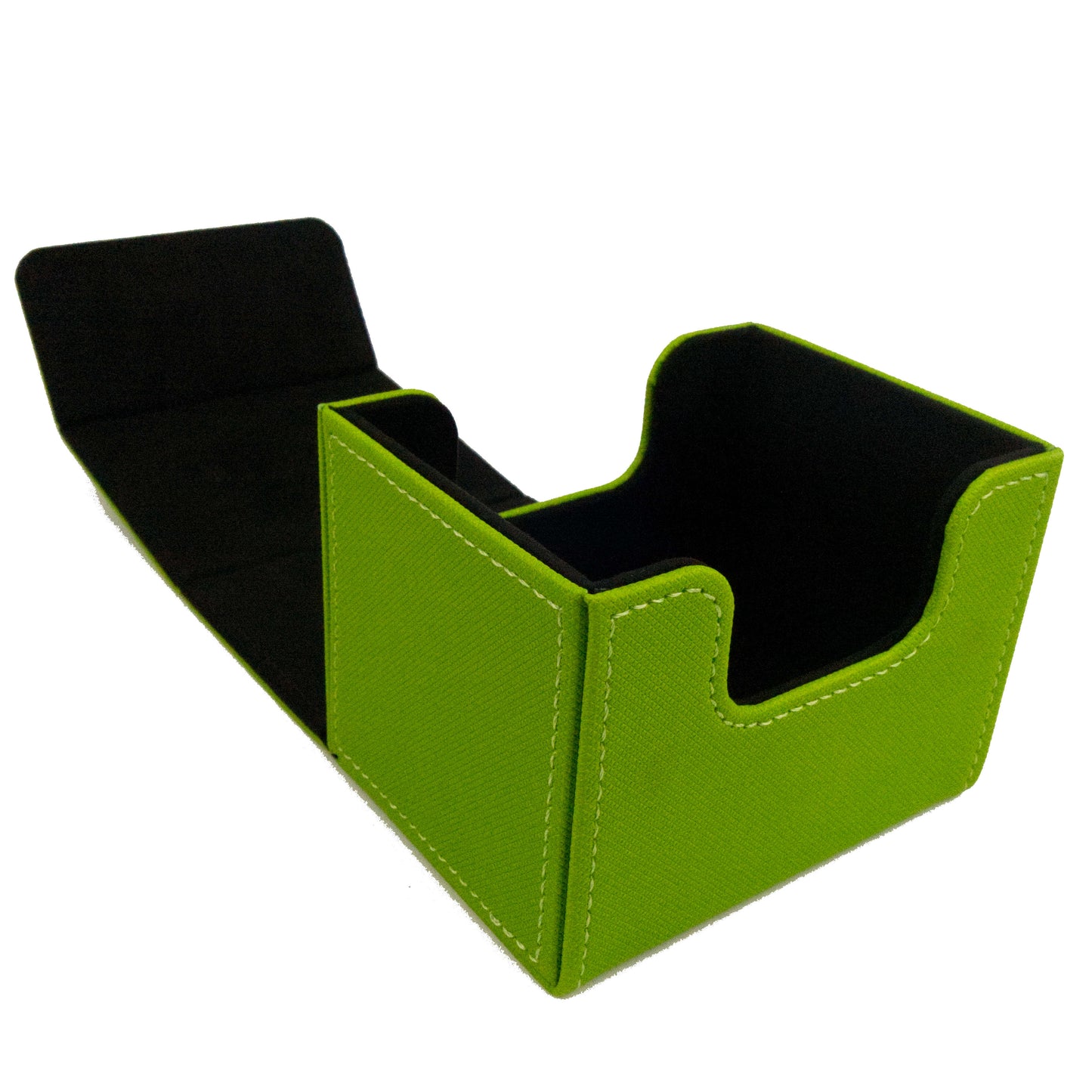 Deck Box - 100 Card Sideload - Light Green (Black)