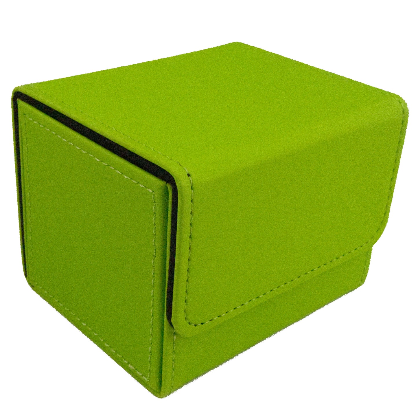 Deck Box - 100 Card Sideload - Smooth Lime (Black)