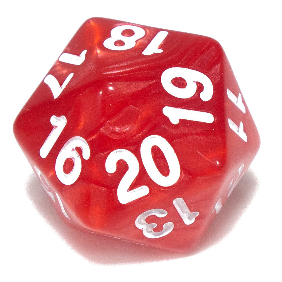 D20 - Spin Down - Pearl Red