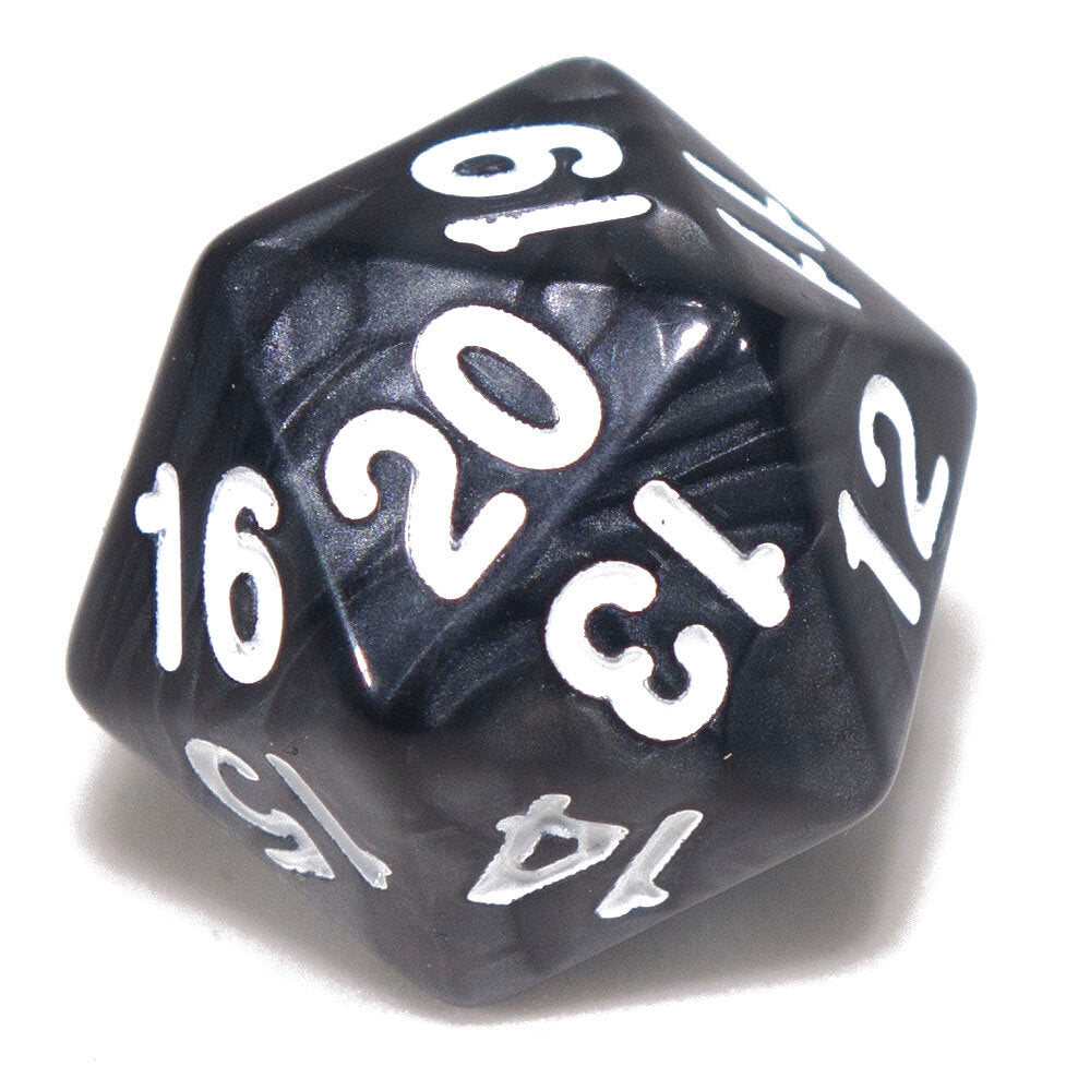 D20 - Spin Down - Pearl Black