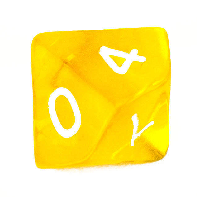 7 Dice Poly Set - MINI Gem - Yellow