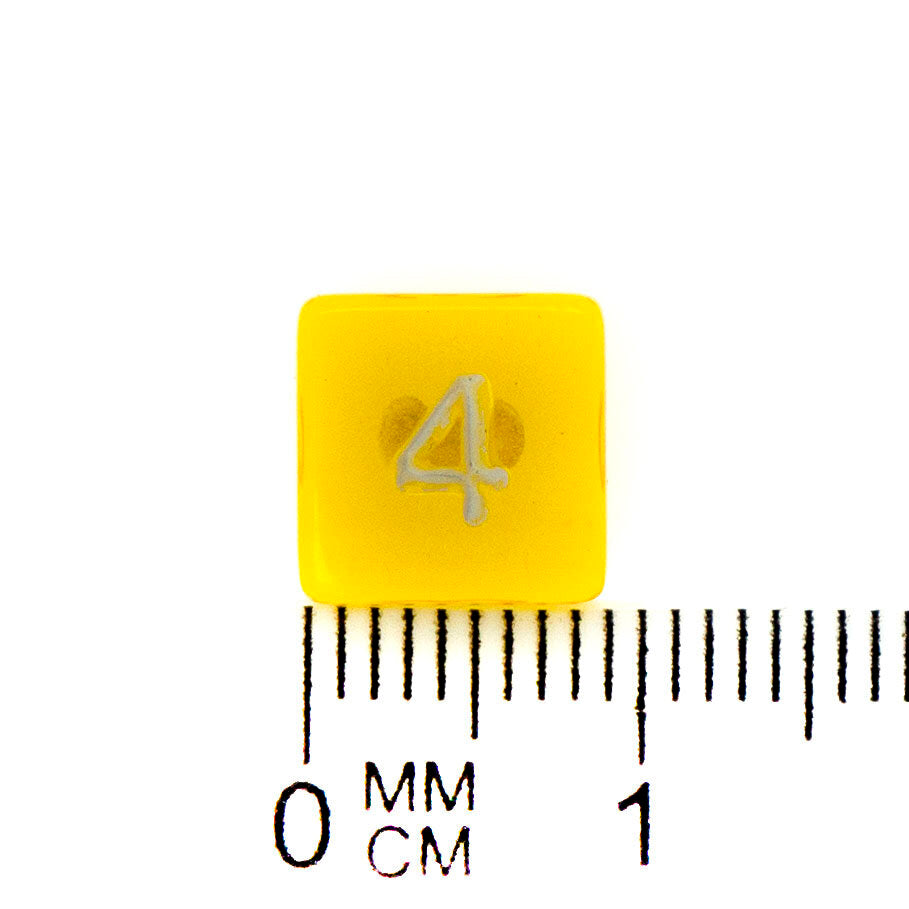 7 Dice Poly Set - MINI Gem - Yellow