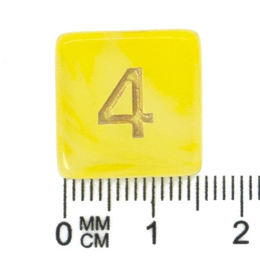 7 Dice Poly Set - Soapstone Yellow