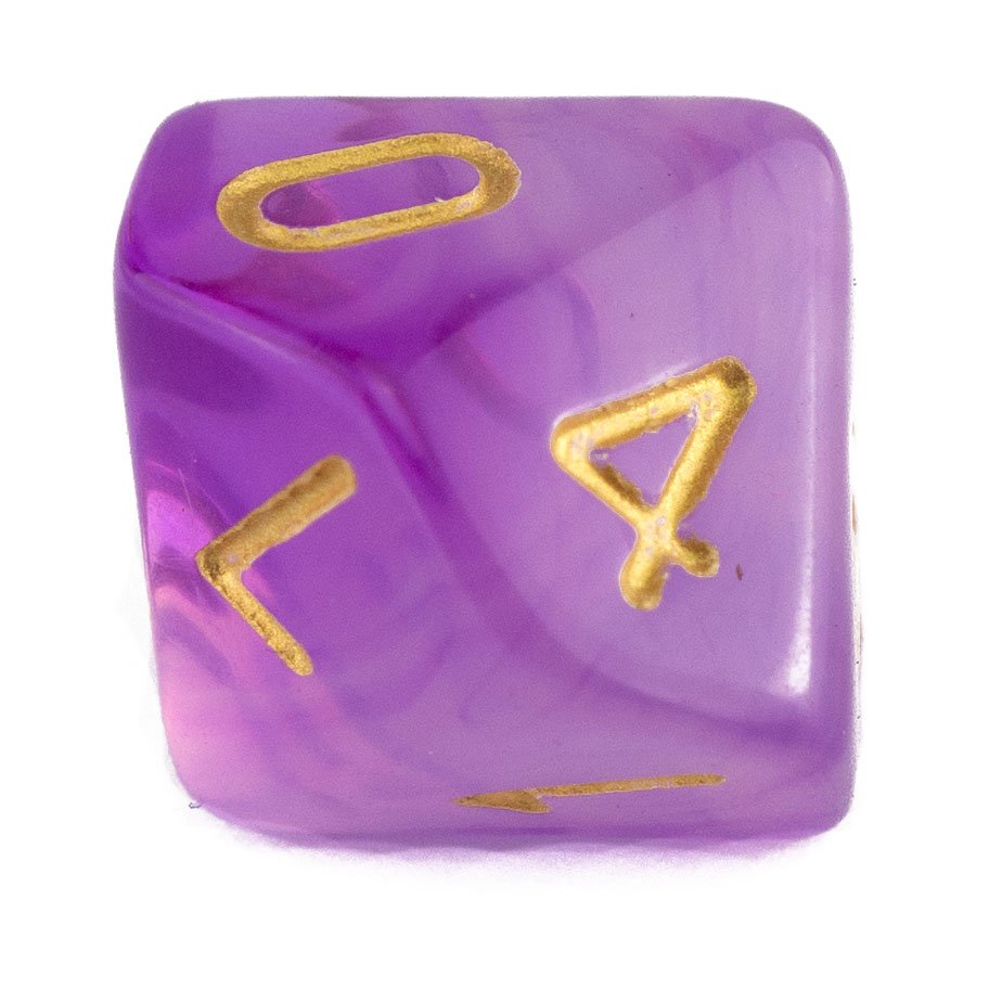 7 Dice Poly Set - Soapstone Purple