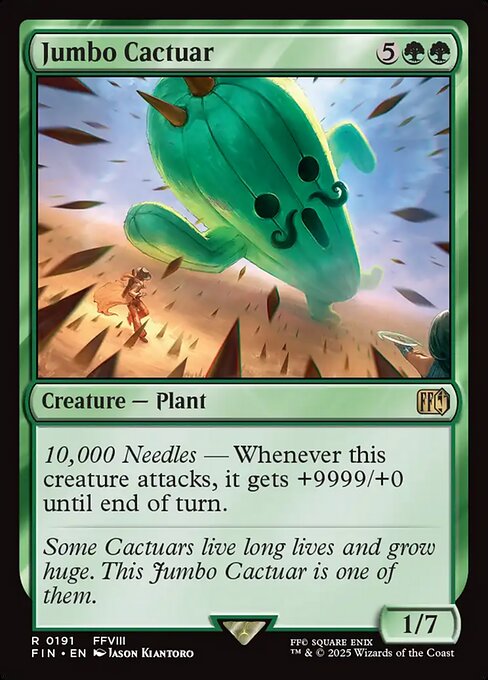 Altered Art - Jumbo Cactuar