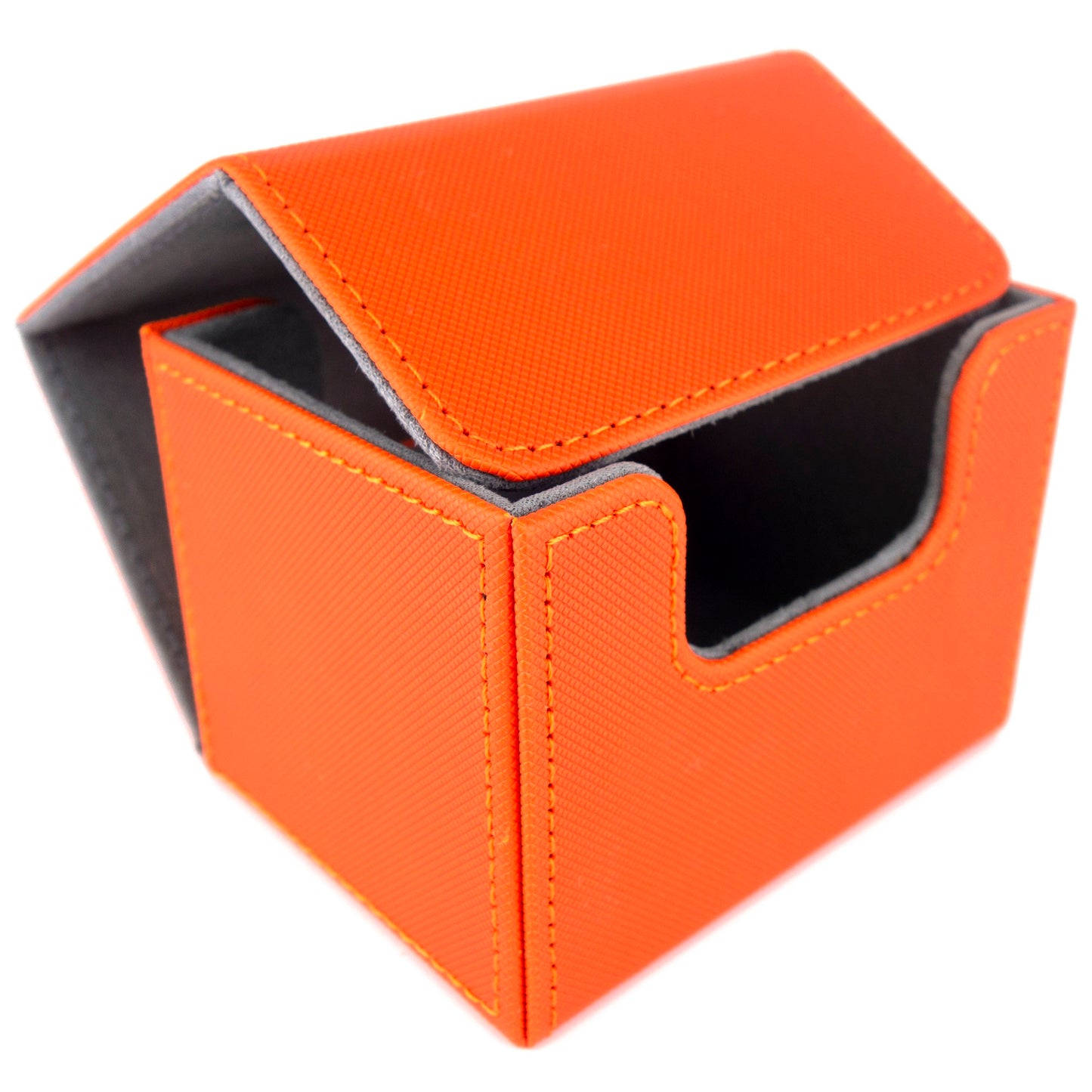 Deck Box - 100 Card Sideload - Orange (Grey)