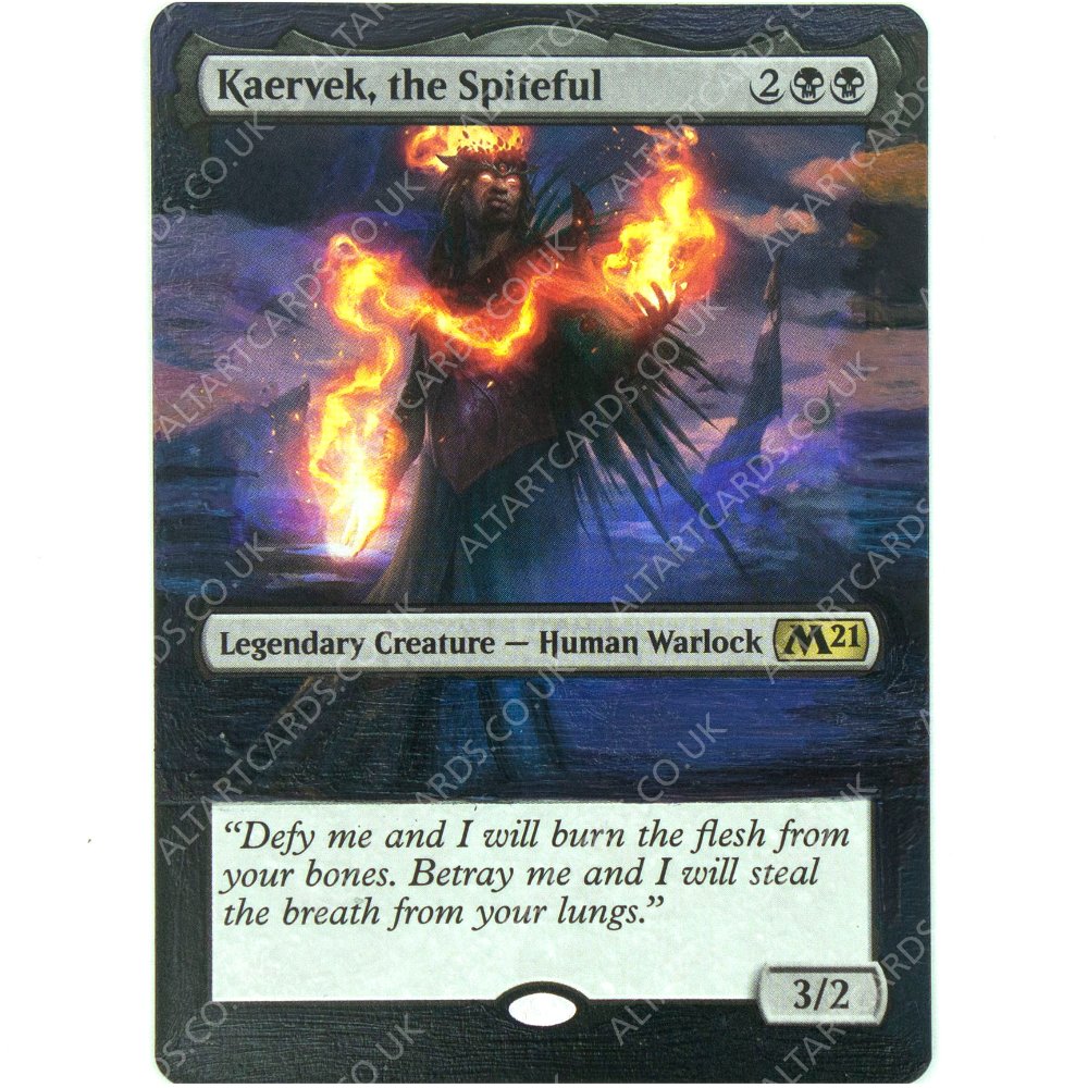 Altered Art - Kaervek, the Spiteful