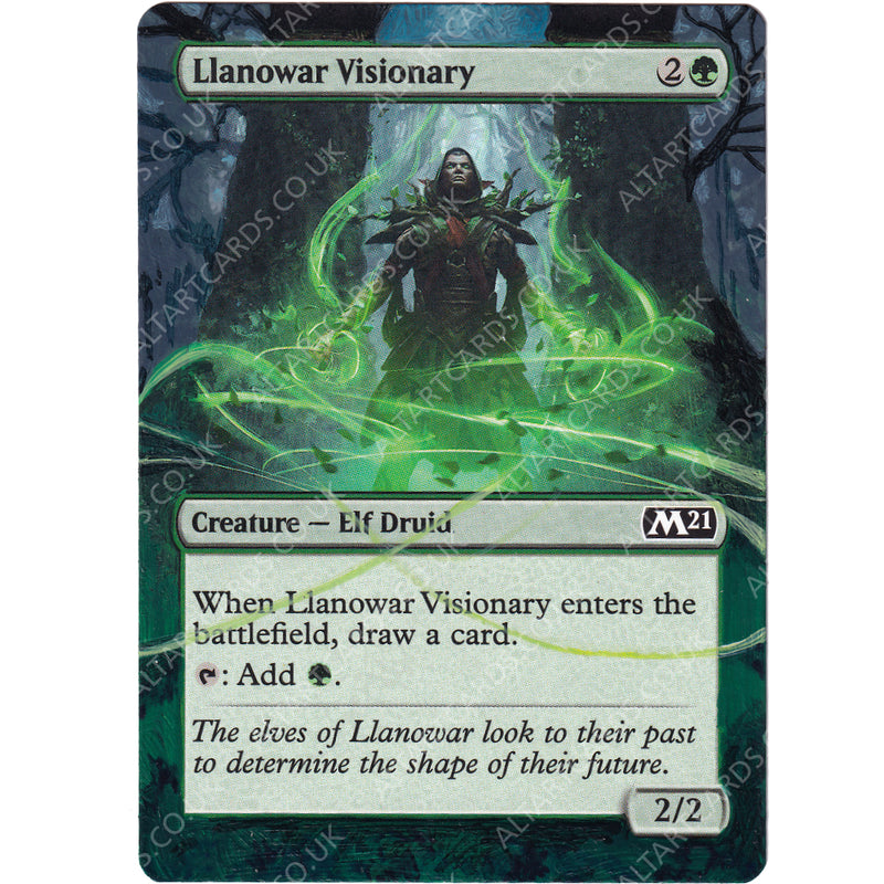 Altered Art - Llanowar Visionary