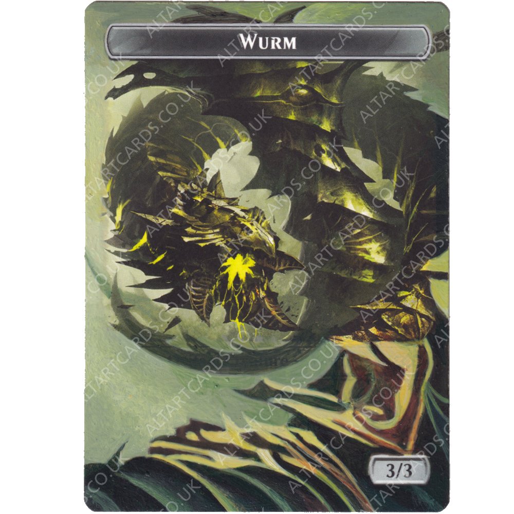 Altered Art - Wurm Token (Deathtouch)