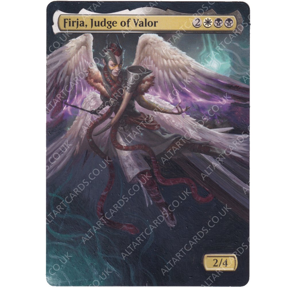 Altered Art - Firja, Judge of Valor