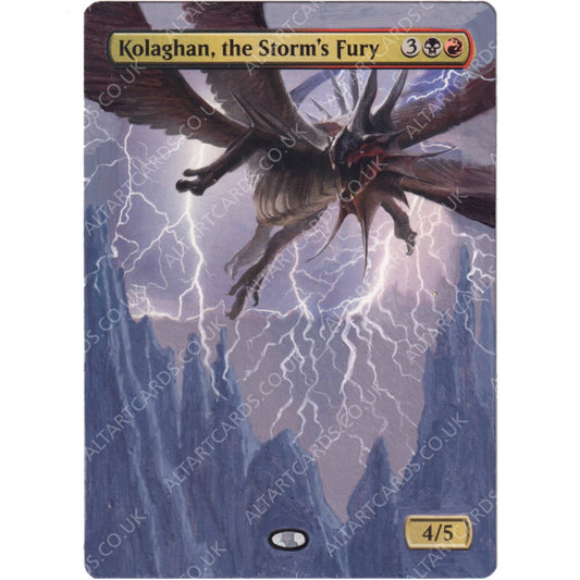 Altered Art - Kolaghan, the Storm's Fury