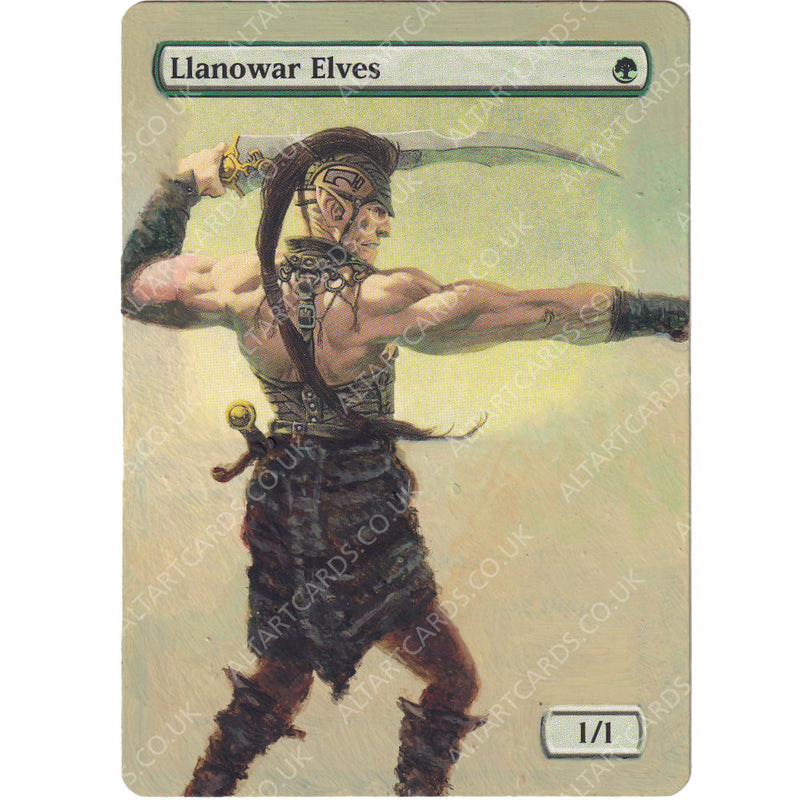 Altered Art - Llanowar Elves