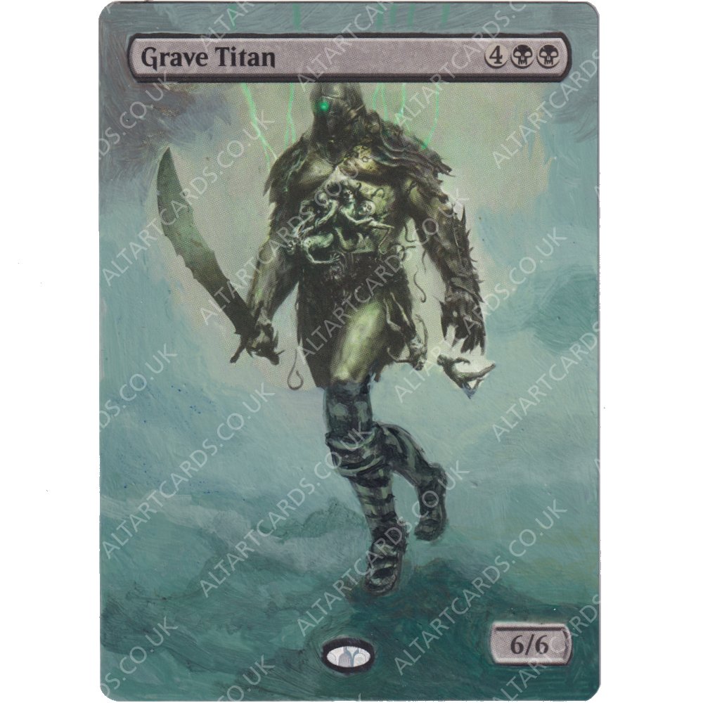 mtg titan cards Altered Art