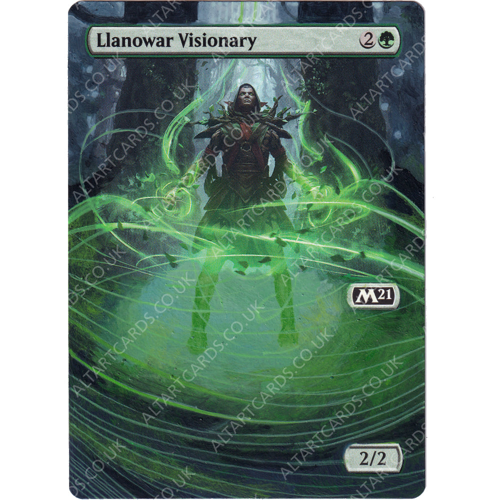 Altered Art - Llanowar Visionary