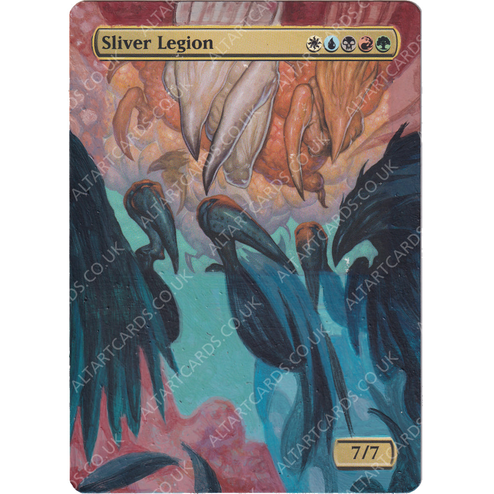Altered Art - Sliver Legion