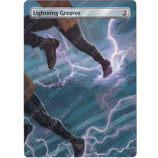 Altered Art - Lightning Greaves