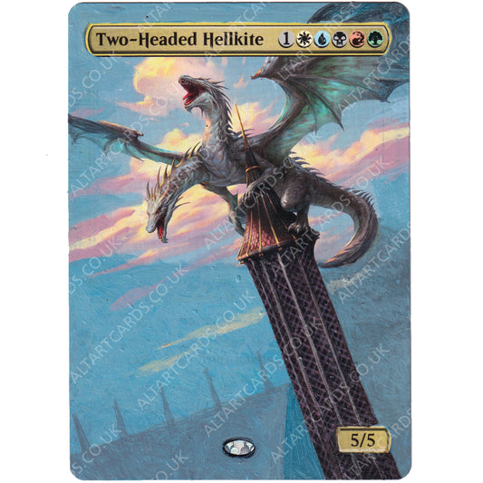 Altered Art - Two-Headed Hellkite