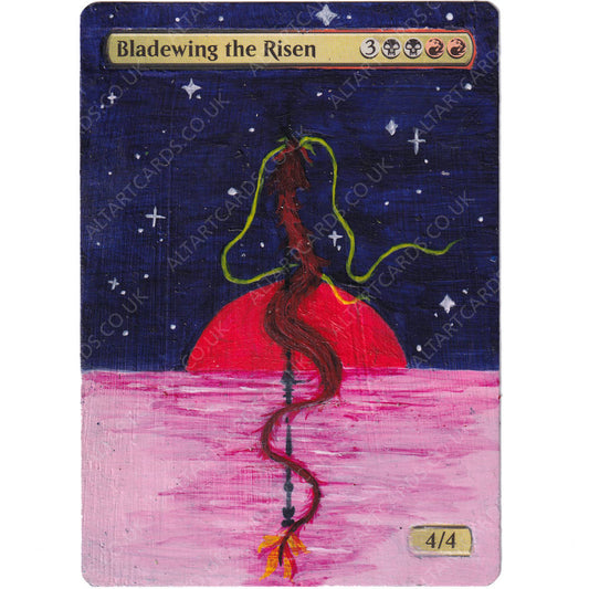 Altered Art - Bladewing the Risen