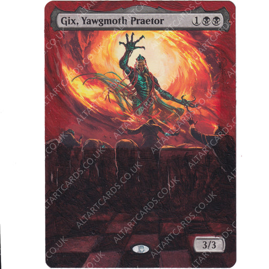 Altered Art - Gix, Yawgmoth Praetor