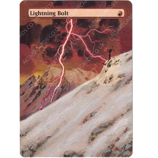 Altered Art - Lightning bolt