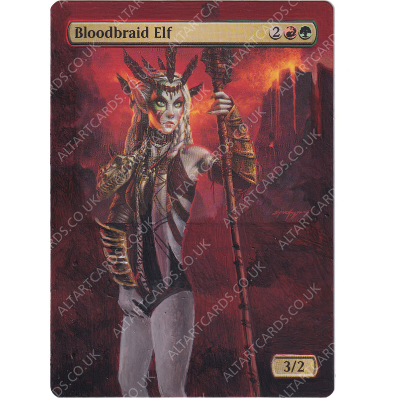 Altered Art - Bloodbraid Elf