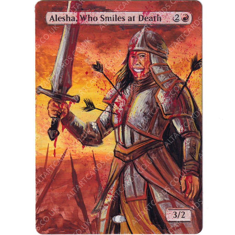 Altered Art - Alesha, Who Smiles at Death