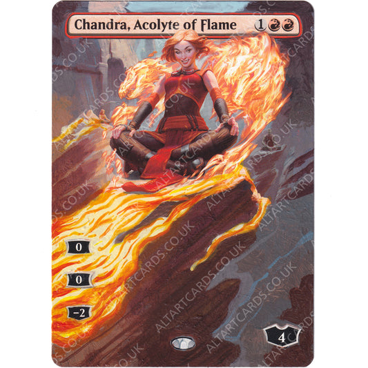 Altered Art - Chandra, Acolyte of Flame
