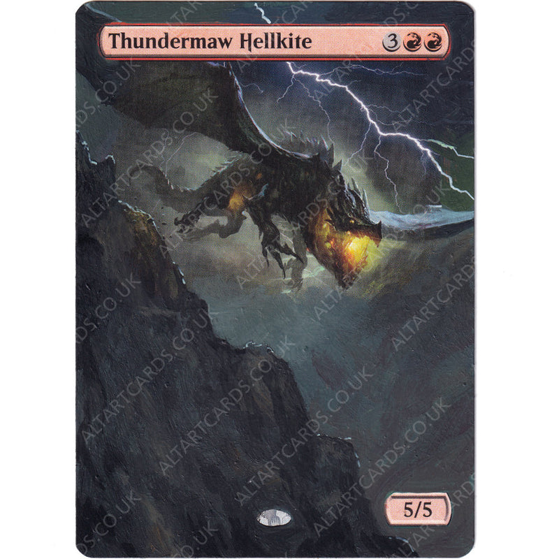 Altered Art - Thundermaw Hellkite